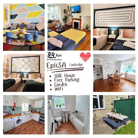Epicsa - Corporate & Family Stay In 3 Bedroom House With Garden, Free Parking 캠브리지 외부 사진